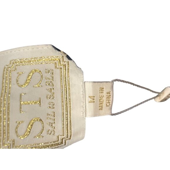 Sail to Sable Fringe Trim Wool Blend Fit & Flare Navy Dress MSRP $288 Size M NWT - Picture 8 of 8